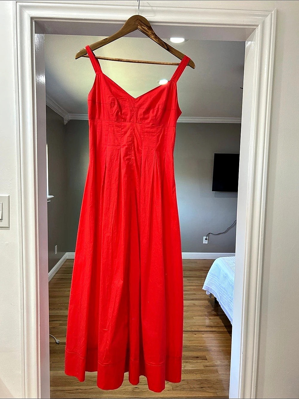 Red Maxi Dress Like New